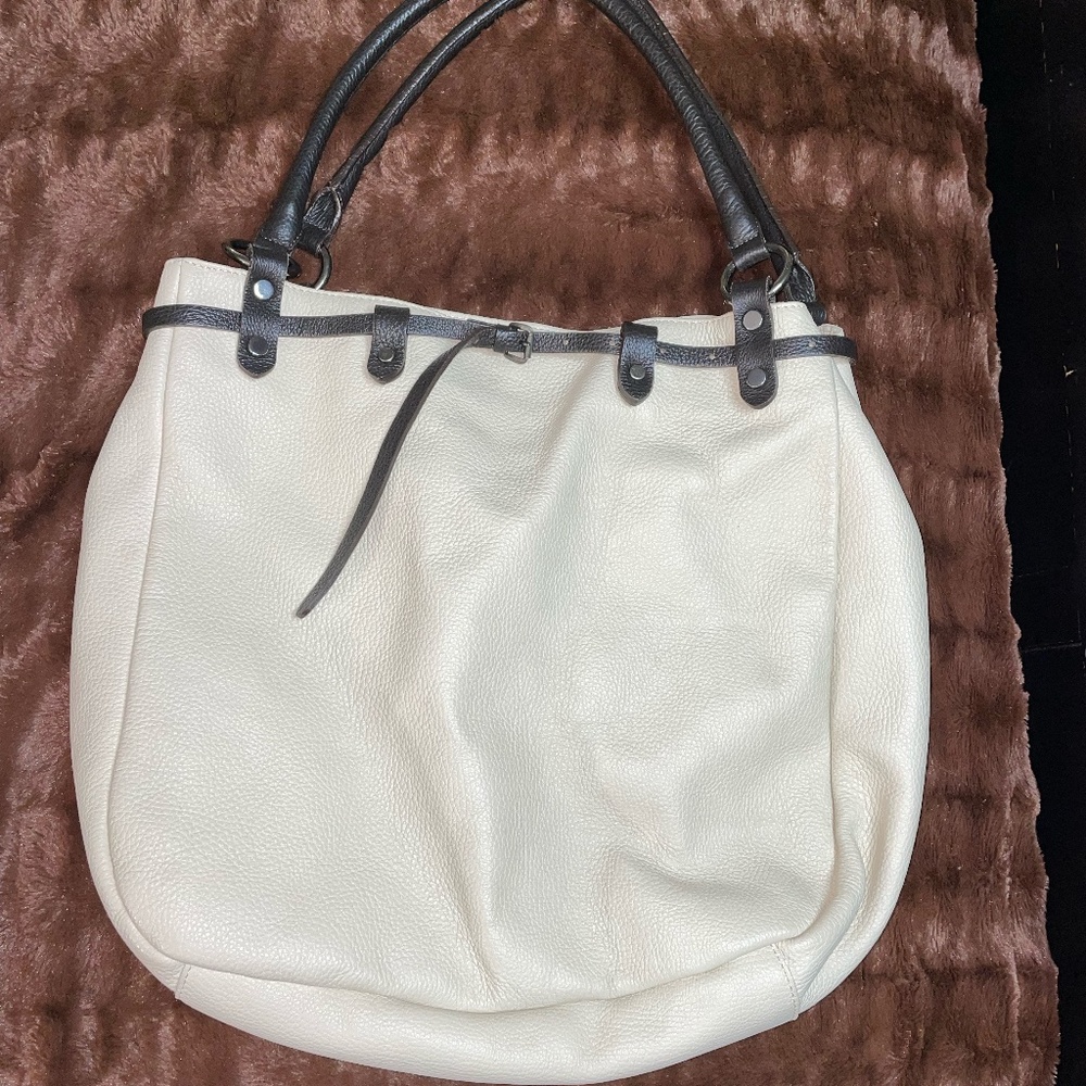 MAURIZIO TAIUTI GENUINE LEATHER TOTE BAG